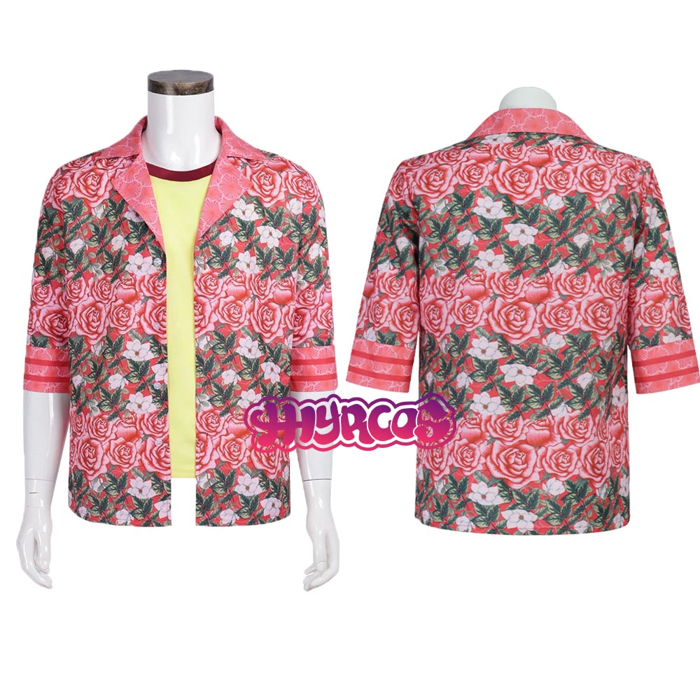 Romper Floral Print - Kostum Cosplay Daisuke Pembilas Mulut Pakaian