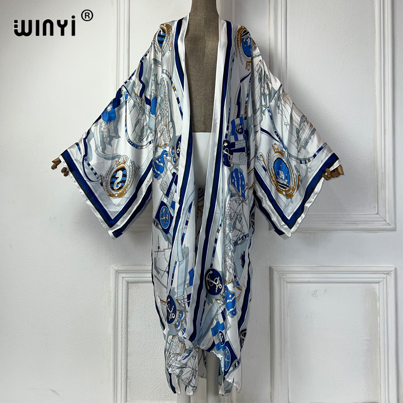 WINYI Kimono Musim Panas Kafta - Cover Up Kaftan ulasan dan harga