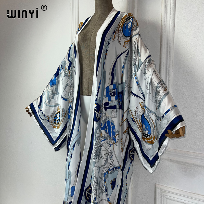 WINYI Kimono Musim Panas Kafta - Cover Up Kaftan ulasan dan harga