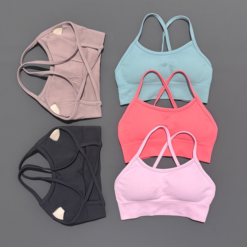 Bra Olahraga Tanpa Tali Belaka - Crop Top Crochet ulasan dan harga